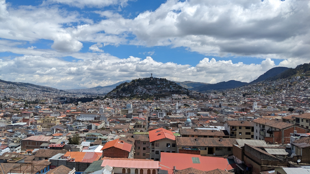 A view of Quito